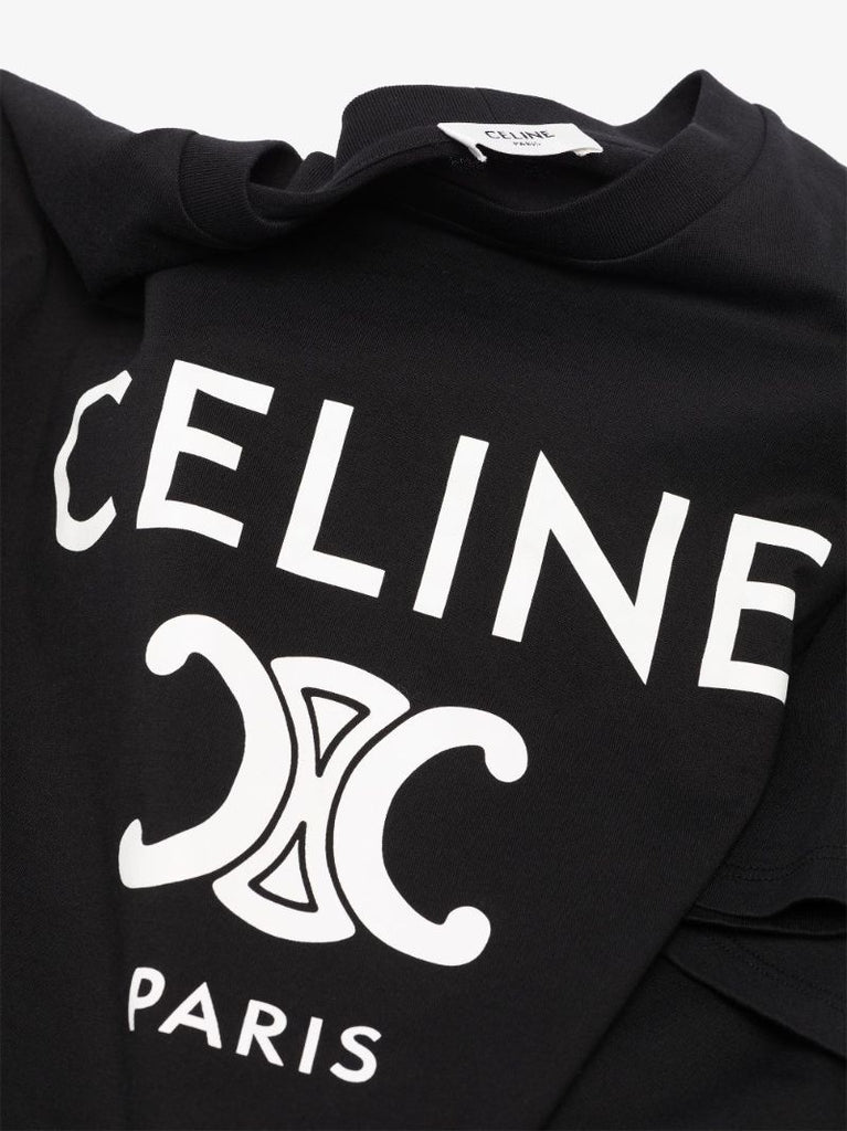 Triomphe Logo Cropped T-shirt