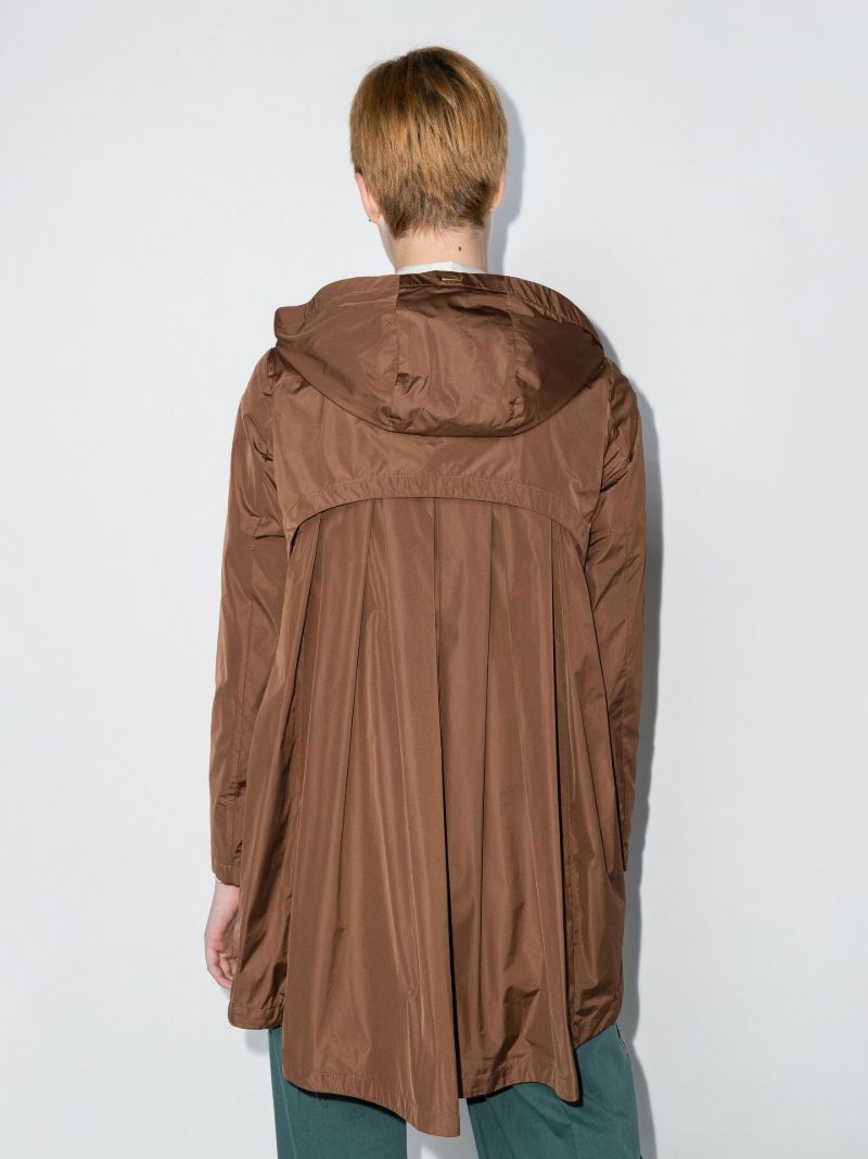 Techno Taffeta Hooded Coat