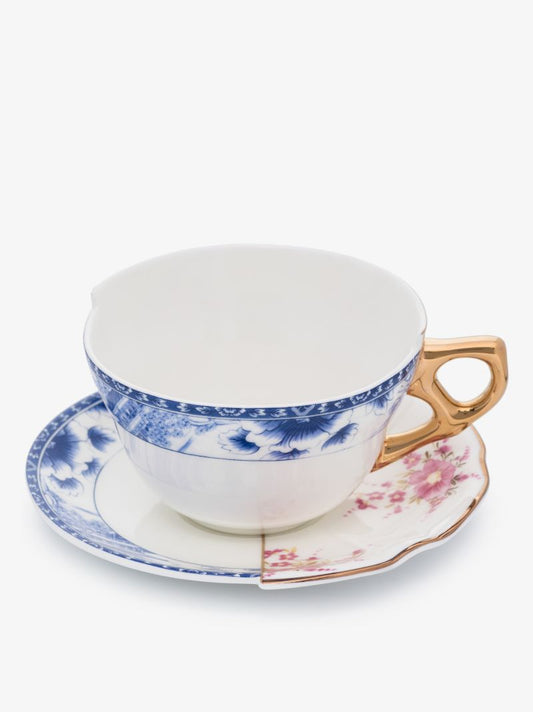 White Zenobia Hybrid Cup and Saucer Set