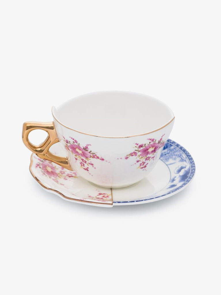 White Zenobia Hybrid Cup and Saucer Set
