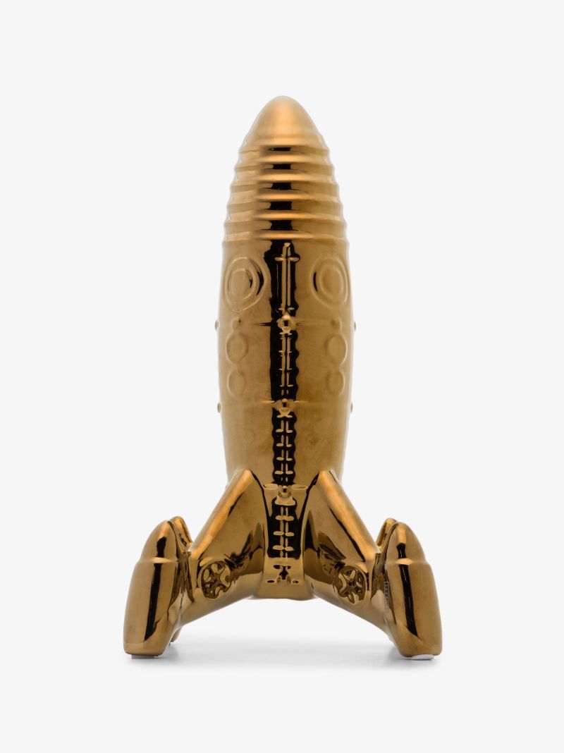 Gold Tone Memorabilia My Spaceship Porcelain Ornament
