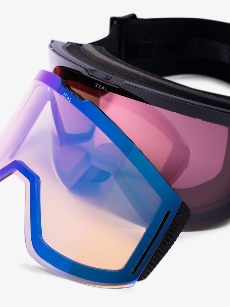Black Lookout Ski Goggles