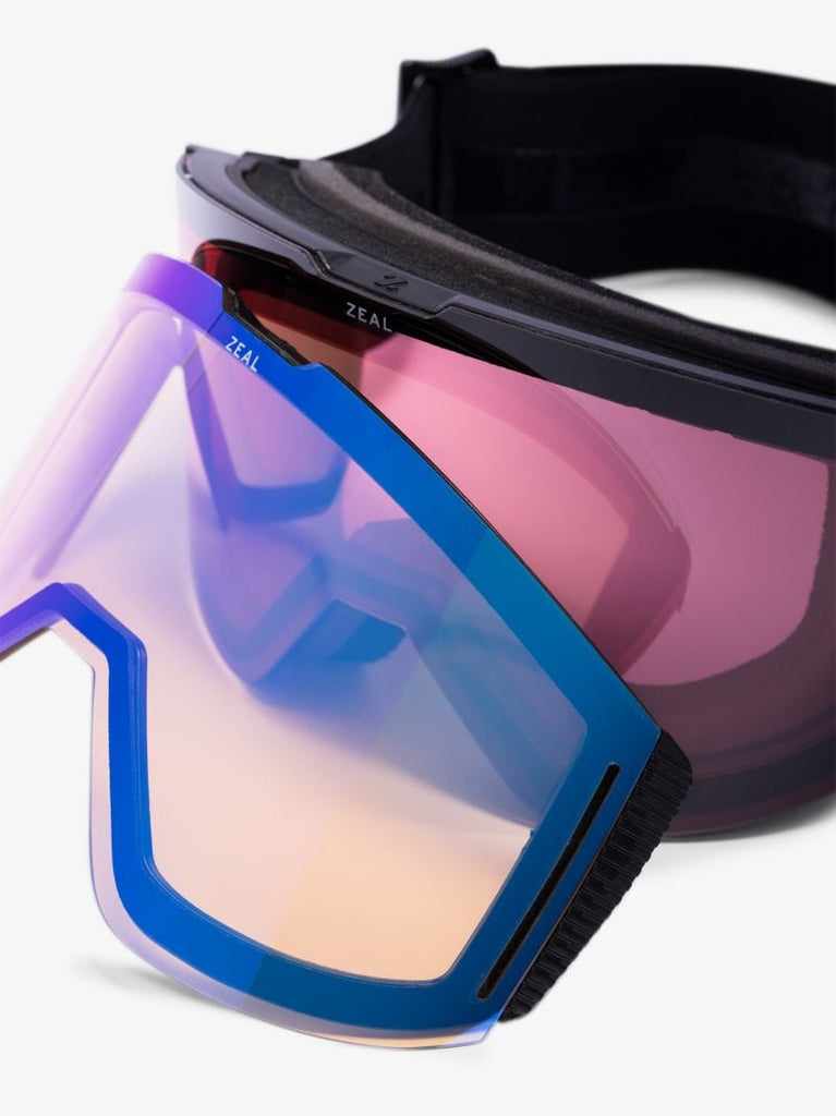 Black Lookout Ski Goggles