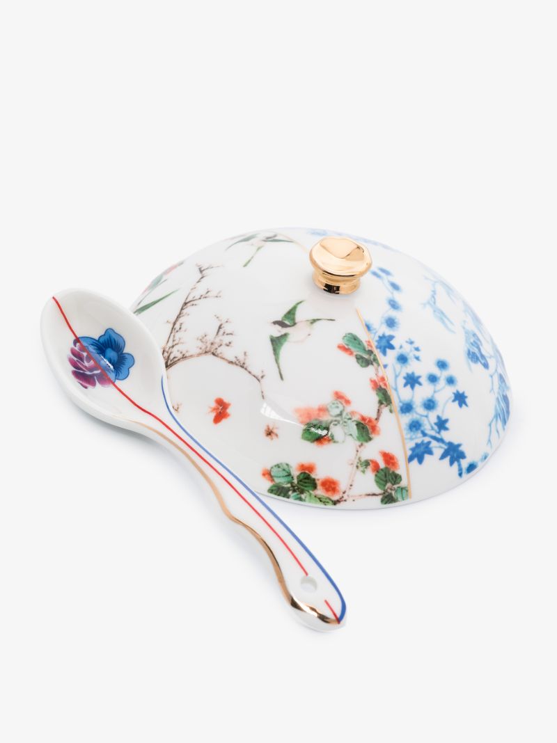 White Maurilia Hybrid Sugar Bowl