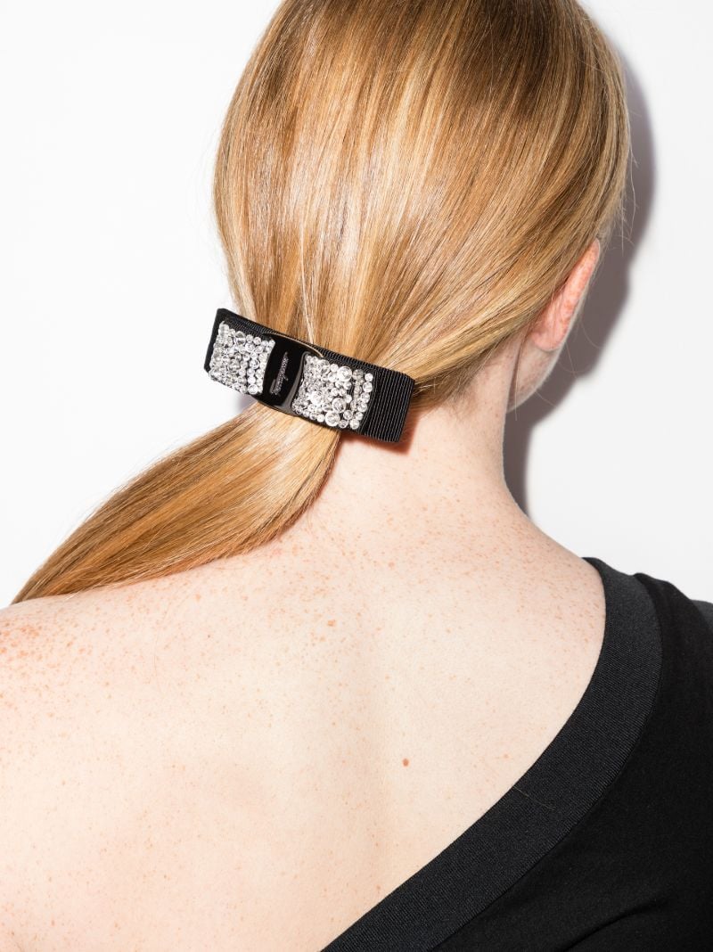 Black Vara Bow Hair Clip