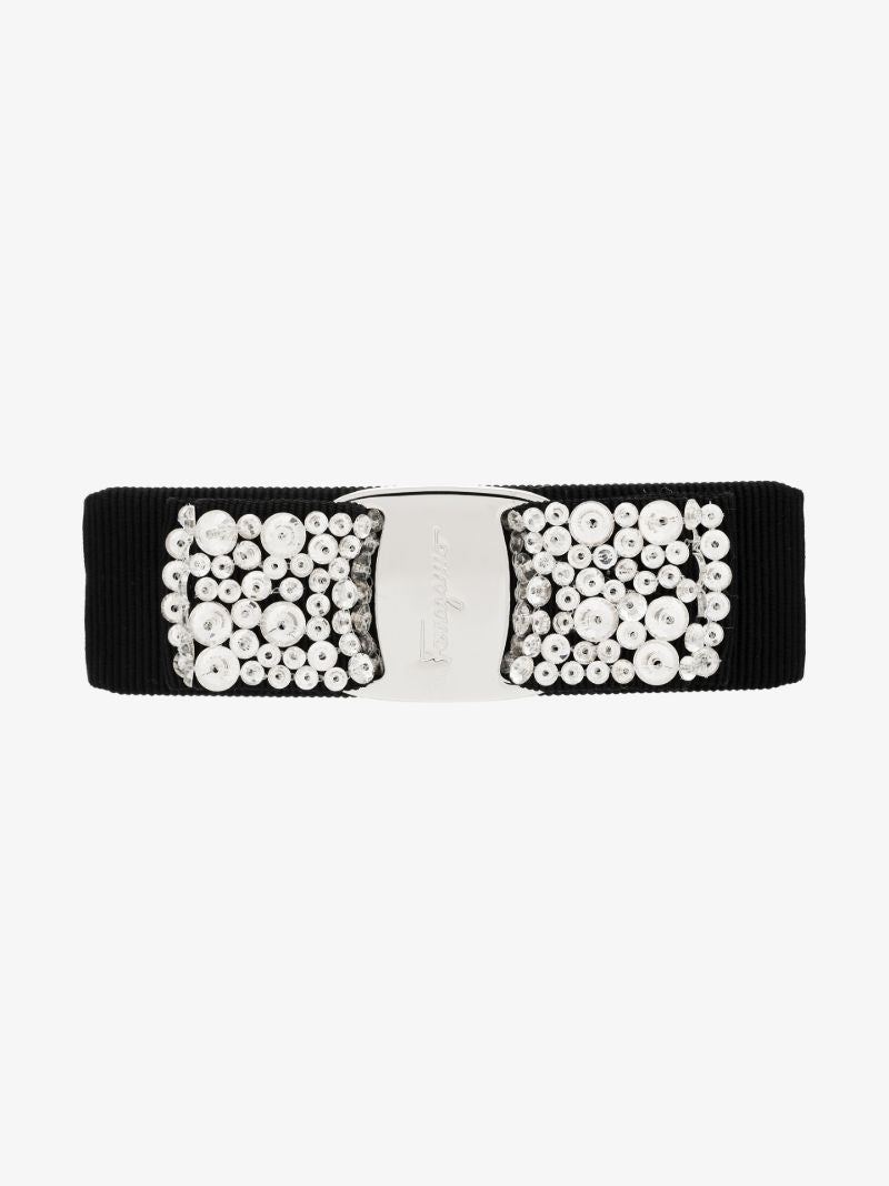 Black Vara Bow Hair Clip