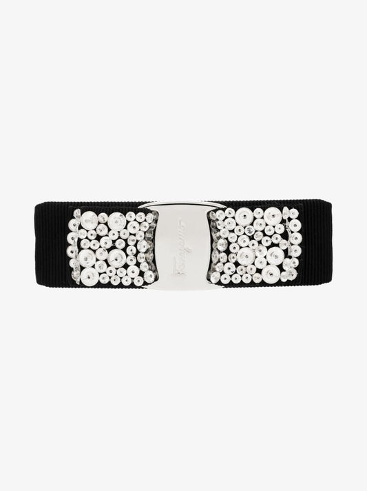 Black Vara Bow Hair Clip