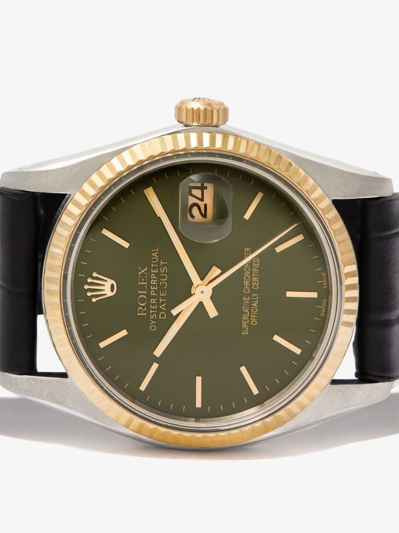 Reworked Vintage Stainless Steel Rolex Datejust Watch