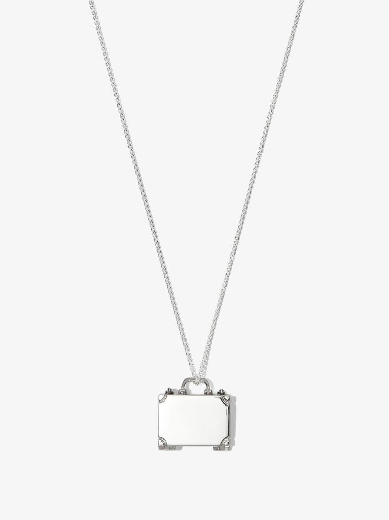 Sterling Silver Lost and Found Crystal Necklace