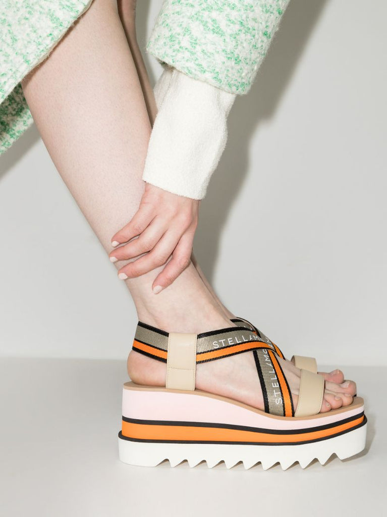 Neutral Sneakelyse 80 Platform Sandals
