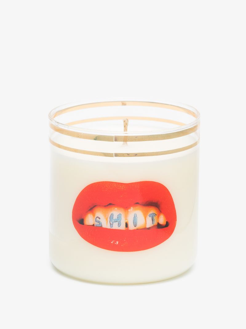 White Lips Candle