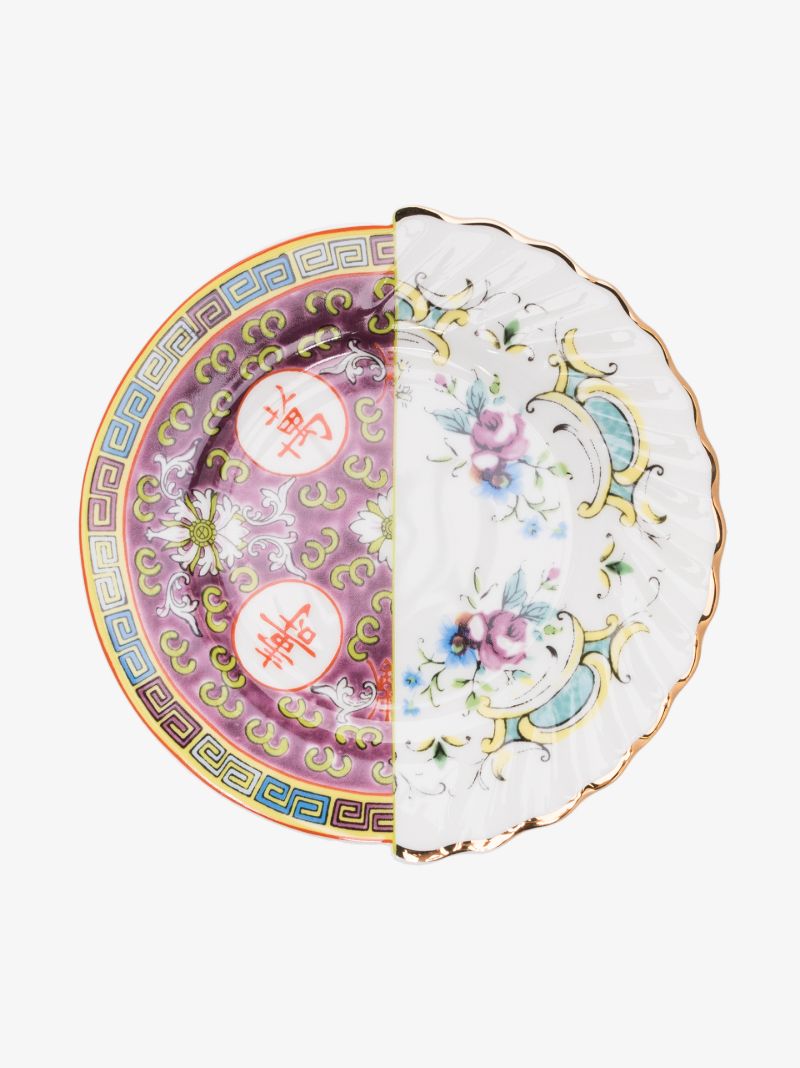 Pink Eudossia Dessert Plate