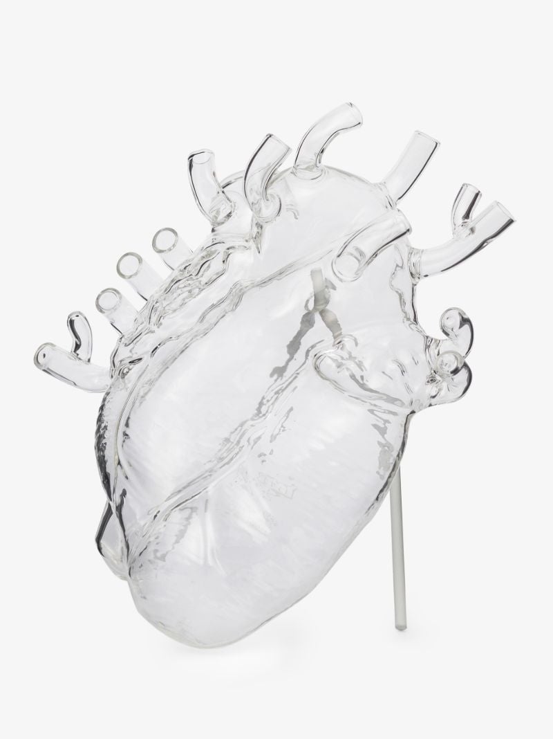 Clear Love in Bloom Heart Vase