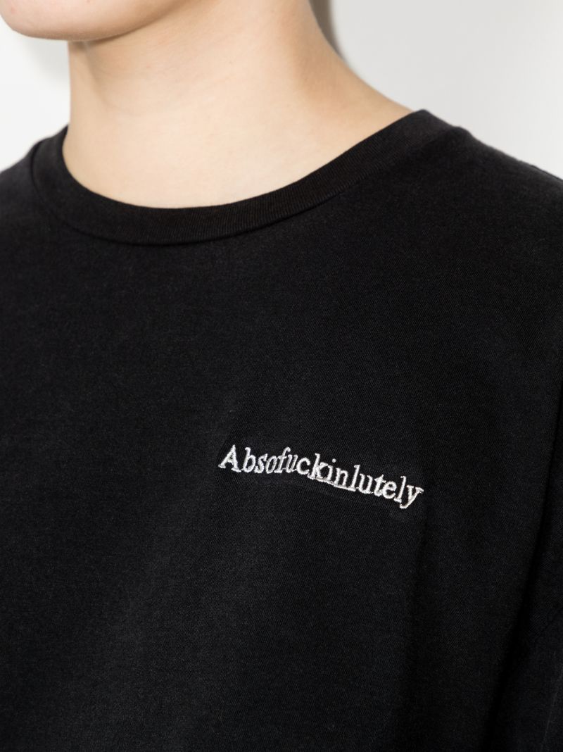 Slogan Print Cotton Sweatshirt