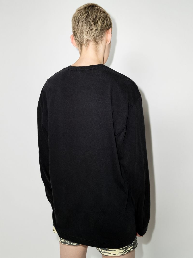 Slogan Print Cotton Sweatshirt