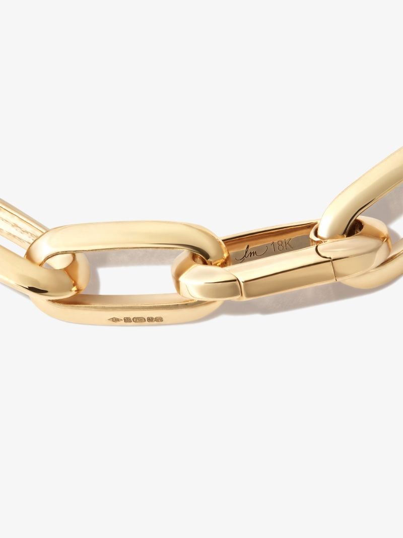 18k Yellow Gold Xs Knife Edge Chain Bracelet