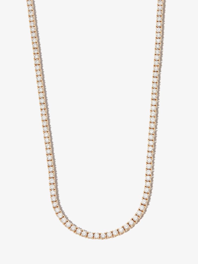 18k Yellow Gold Hepburn Diamond Necklace