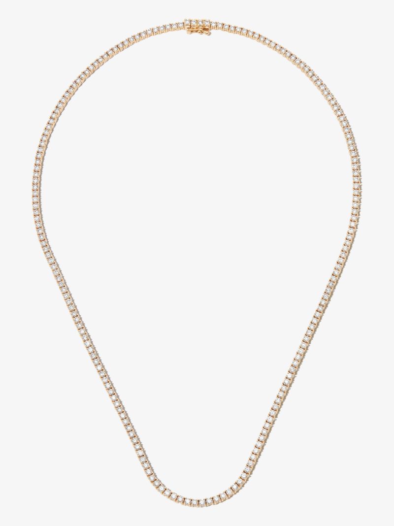 18k Yellow Gold Hepburn Diamond Necklace