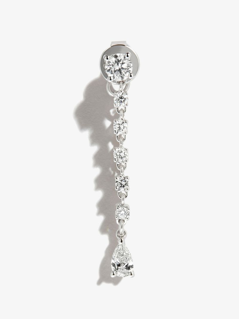 18k White Gold Olivia Diamond Drop Earring