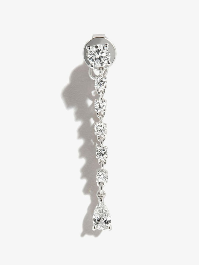 18k White Gold Olivia Diamond Drop Earring