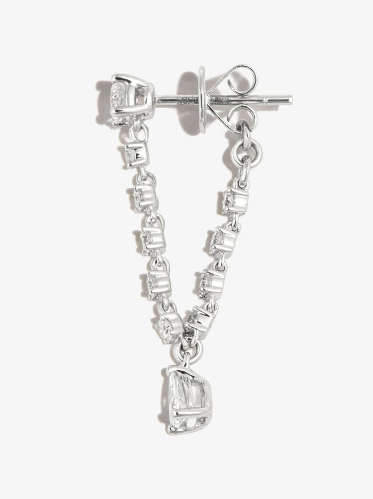 18k White Gold Olivia Diamond Drop Earring