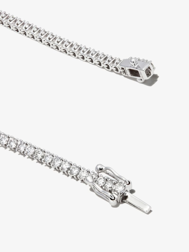 18k White Gold Hepburn Diamond Tennis Bracelet