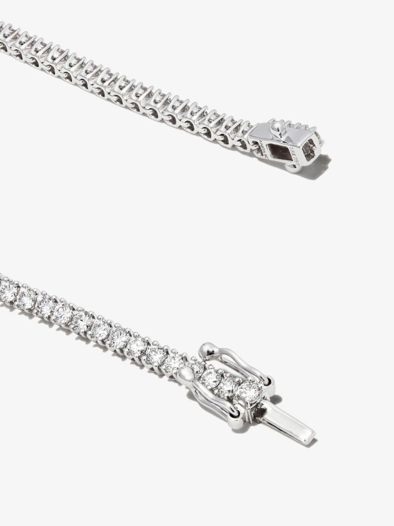 18k White Gold Hepburn Diamond Tennis Bracelet