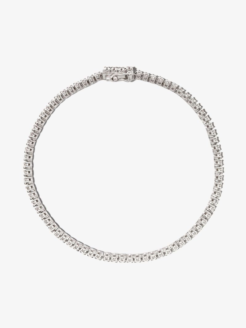 18k White Gold Hepburn Diamond Tennis Bracelet