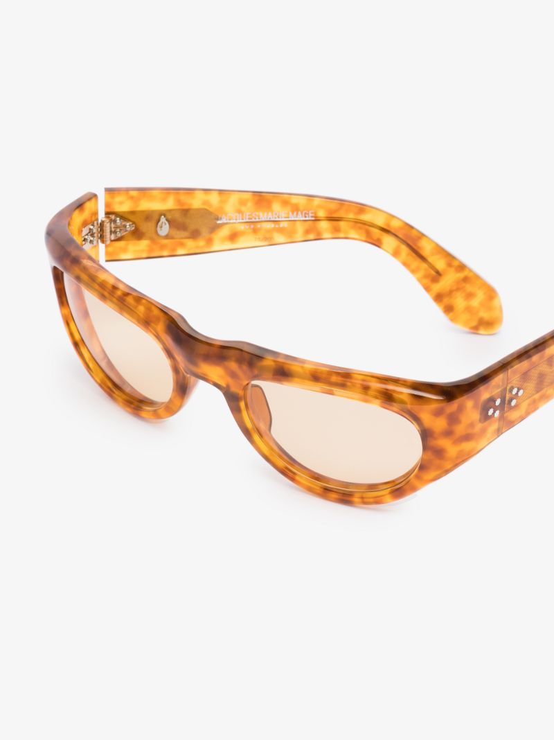 Brown Clyde Oval Sunglasses
