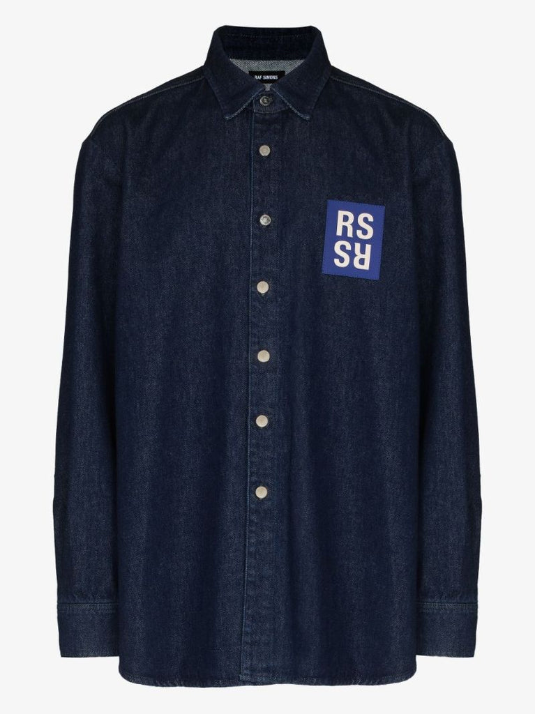 Logo Patch Denim Shirt