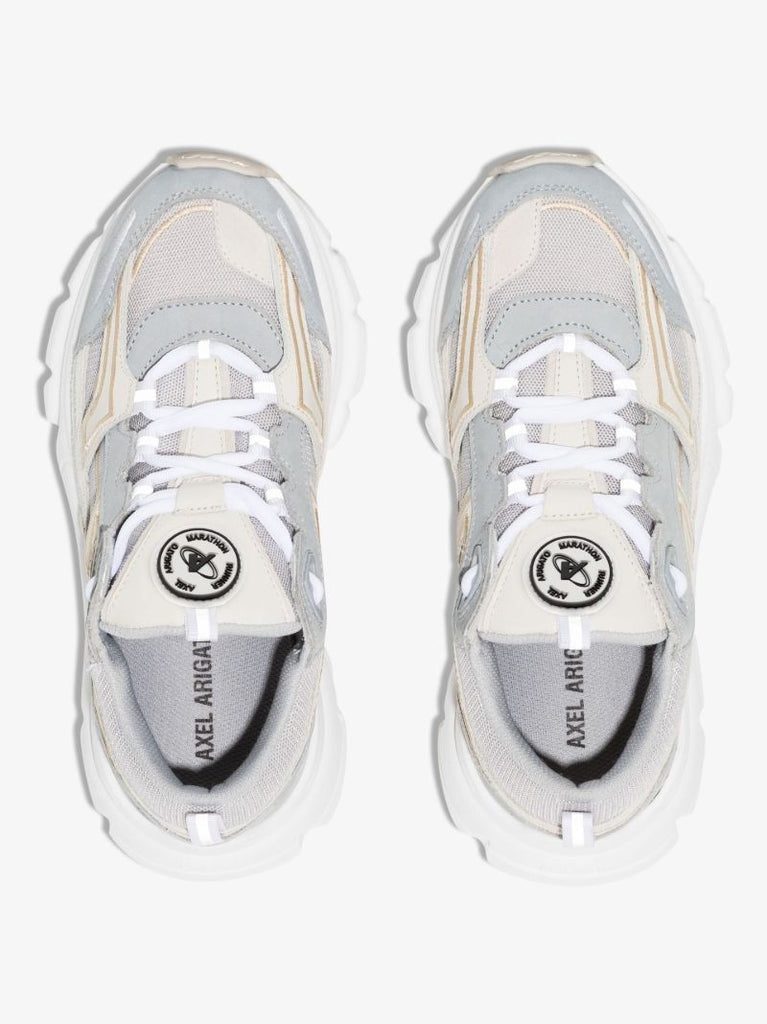 Grey and Neutral Marathon R-trail Sneakers