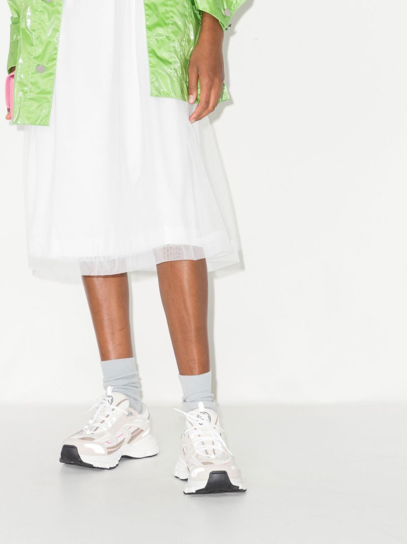 Neutral Marathon R-trail Panelled Sneakers
