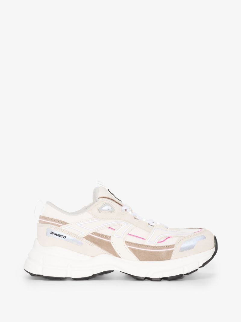 Neutral Marathon R-trail Panelled Sneakers
