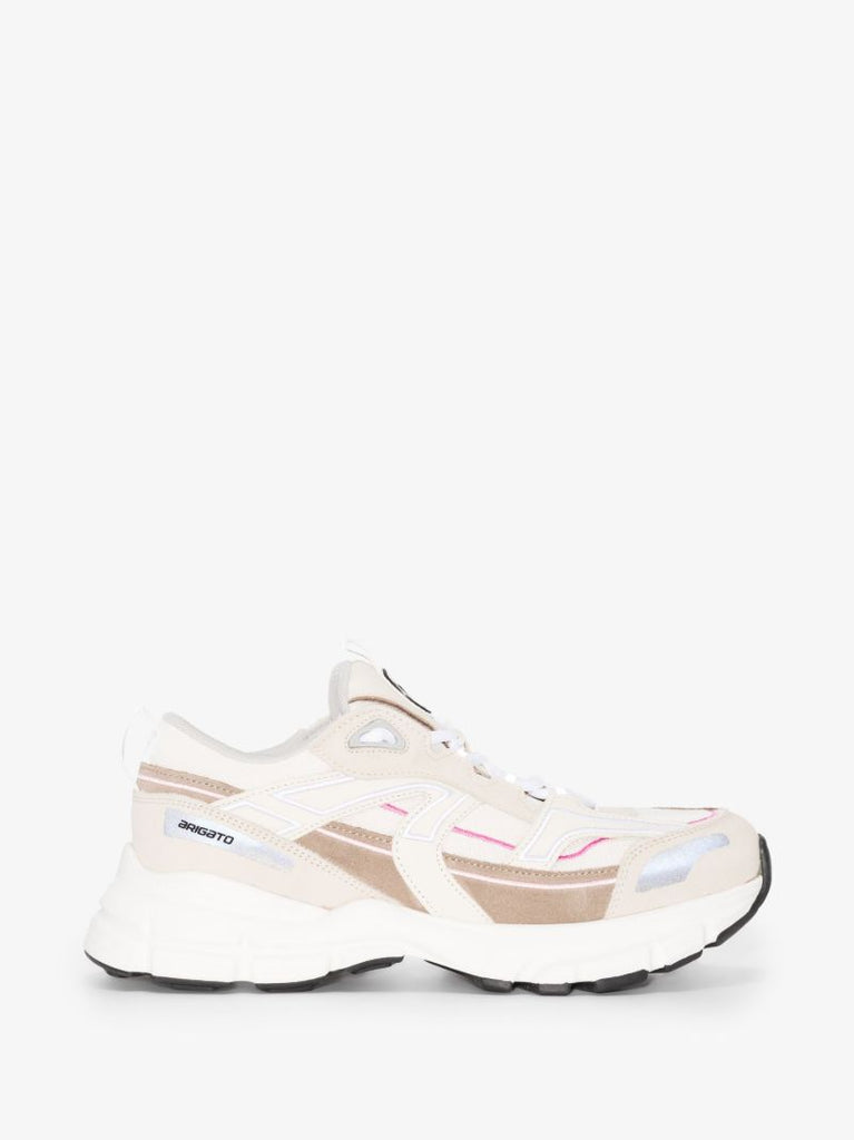 Neutral Marathon R-trail Panelled Sneakers