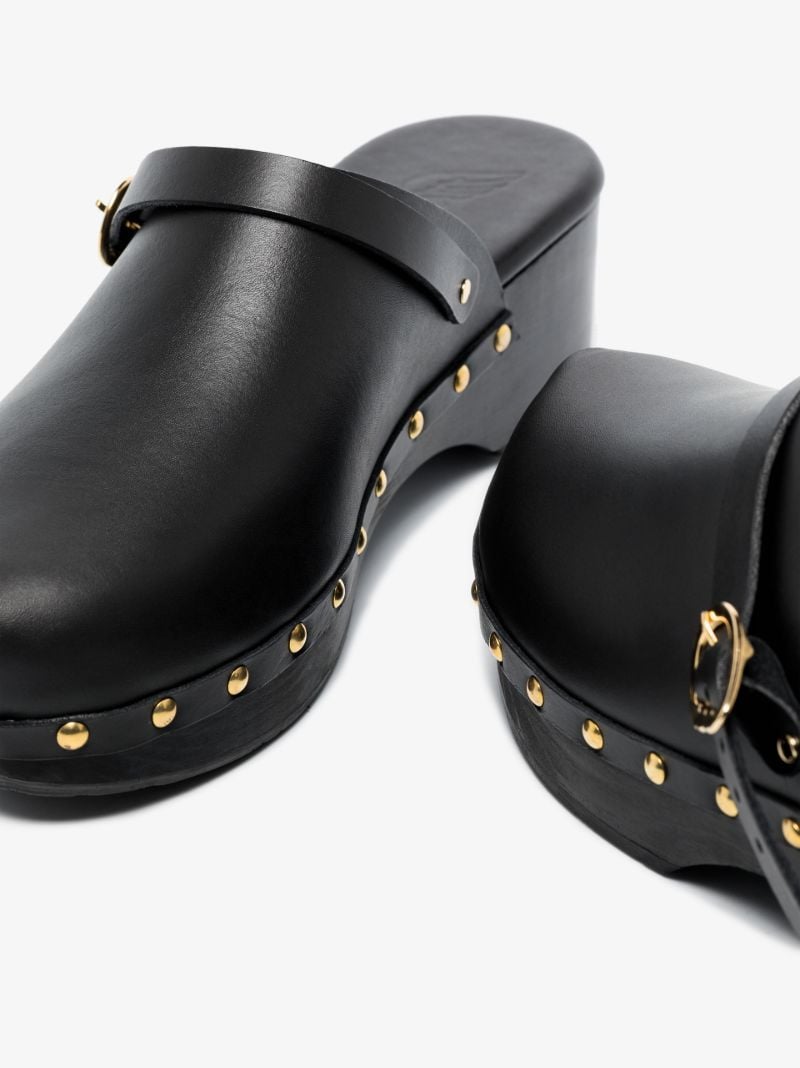Black Classic 55 Leather Clogs