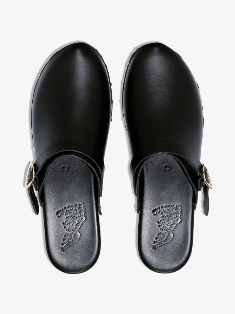 Black Classic 55 Leather Clogs