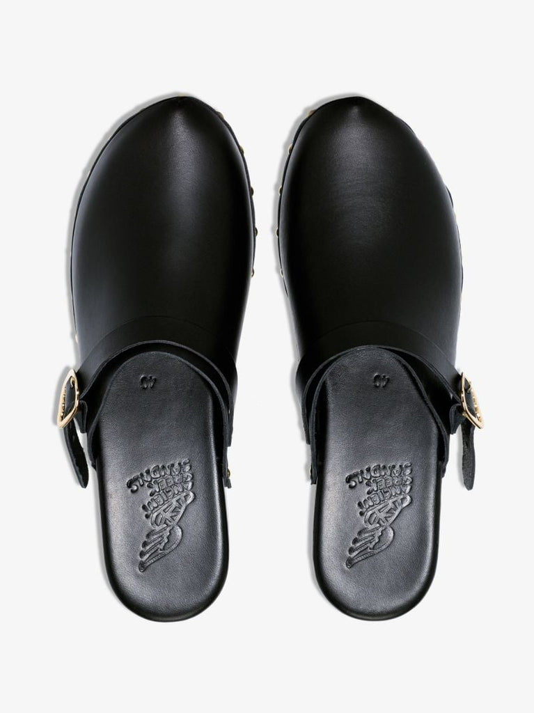 Black Classic 55 Leather Clogs