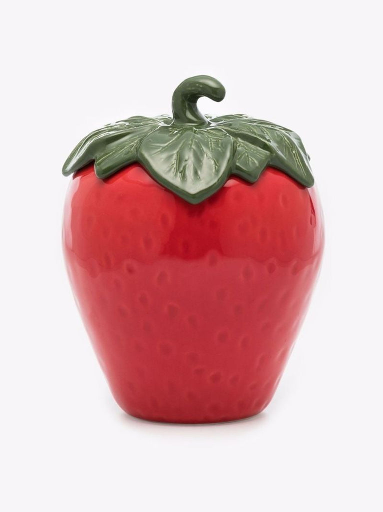 Red Strawberry Candle