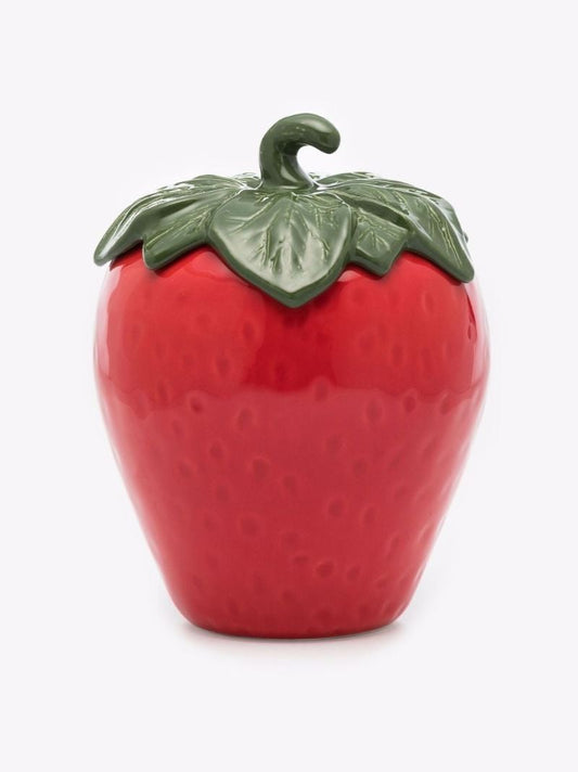 Red Strawberry Candle