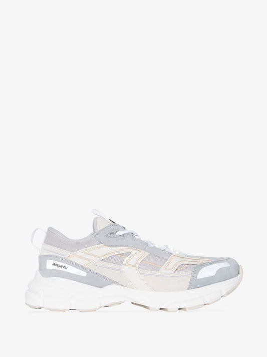 Grey and White Marathon R-trail Sneakers