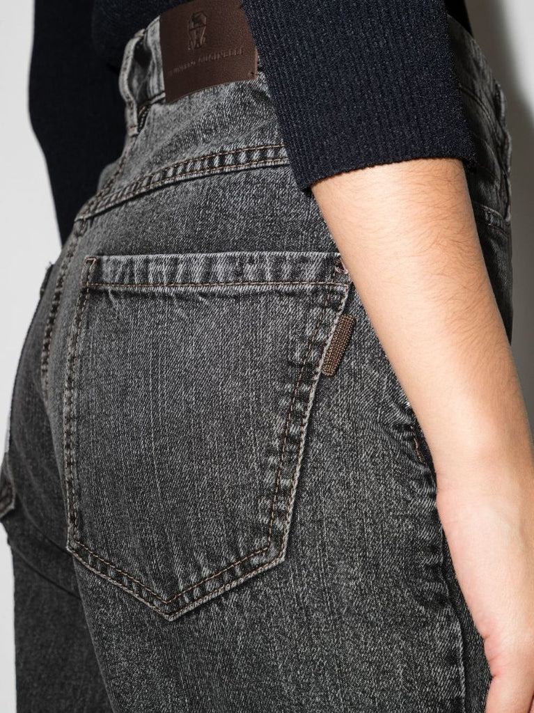 Tapered Leg Jeans