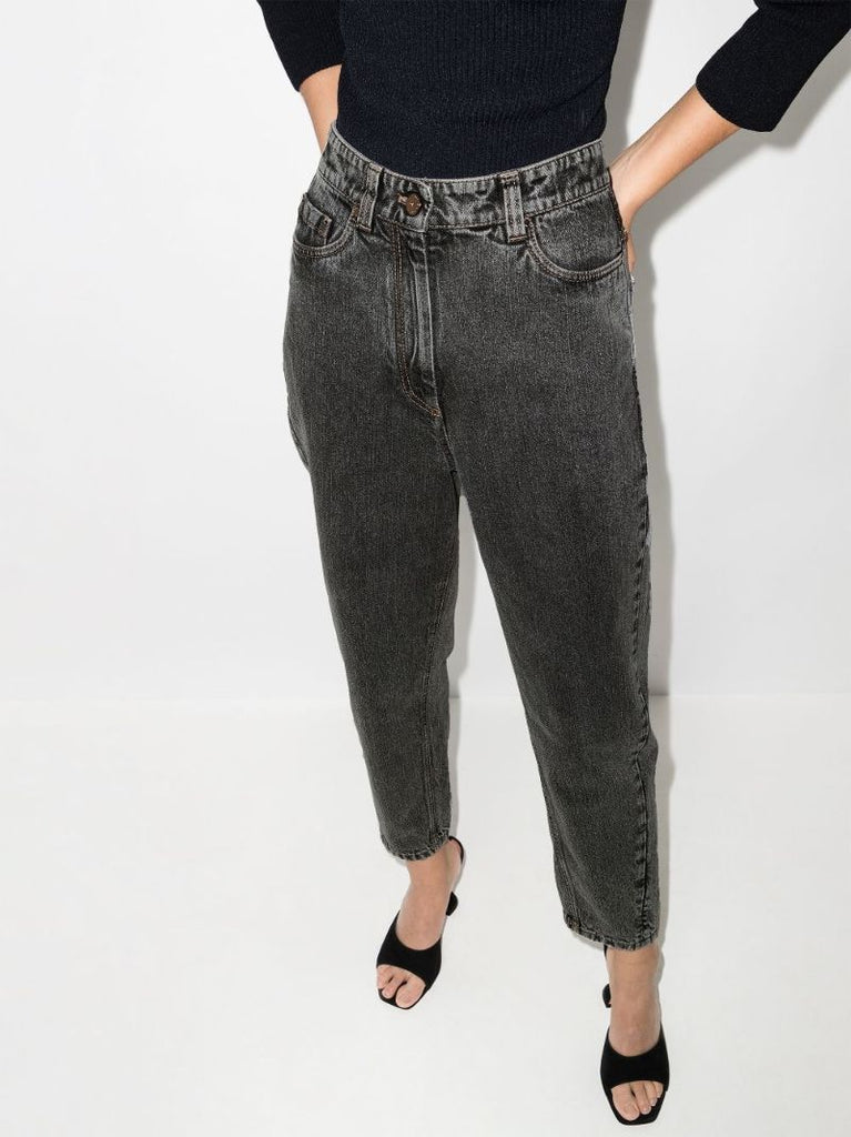 Tapered Leg Jeans