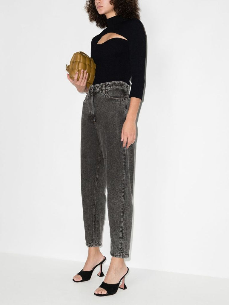 Tapered Leg Jeans