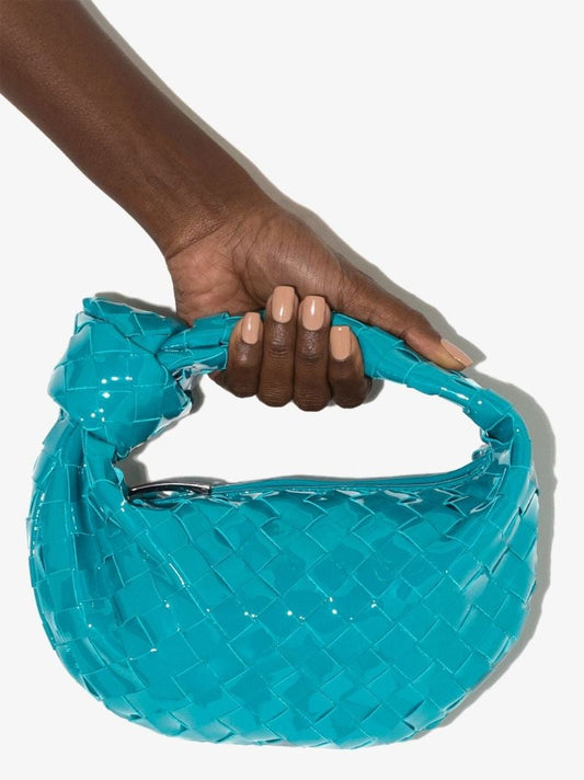 Blue the Mini Jodie Leather Clutch Bag