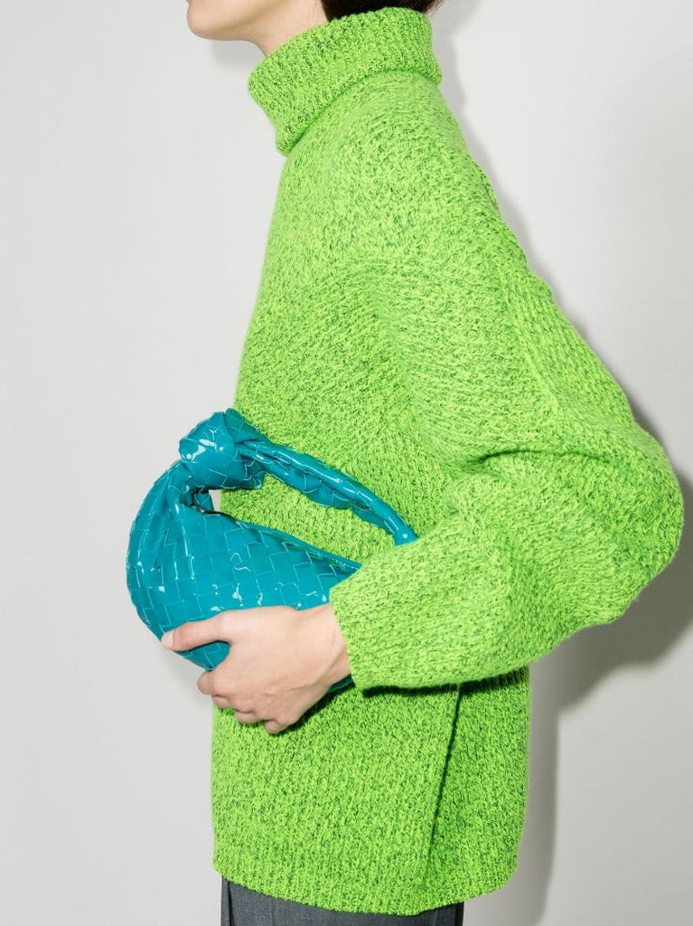 Blue the Mini Jodie Leather Clutch Bag