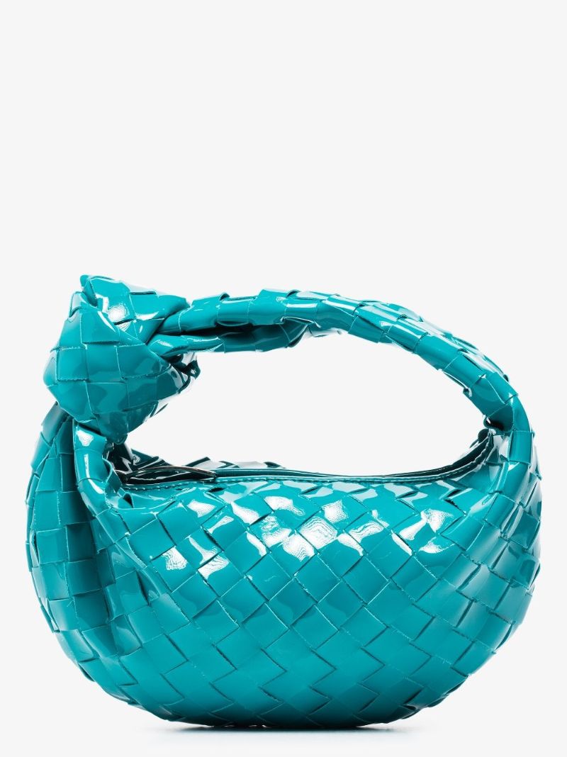Blue the Mini Jodie Leather Clutch Bag