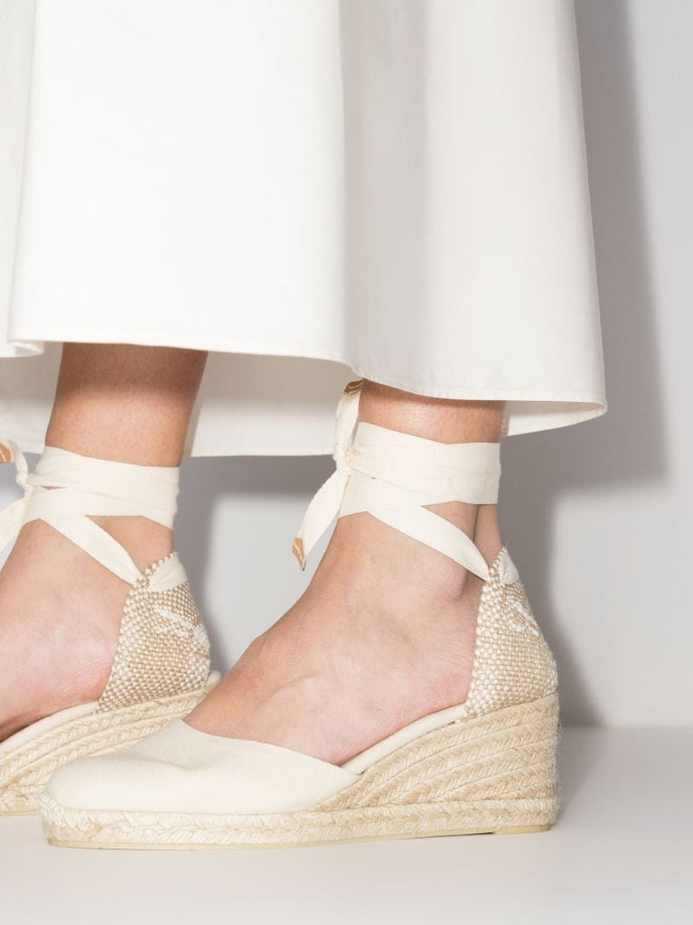 Neutral Carina 60 Wedge Espadrilles