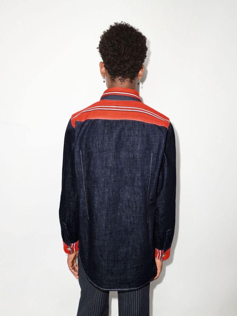 Cotonou Striped Denim Shirt