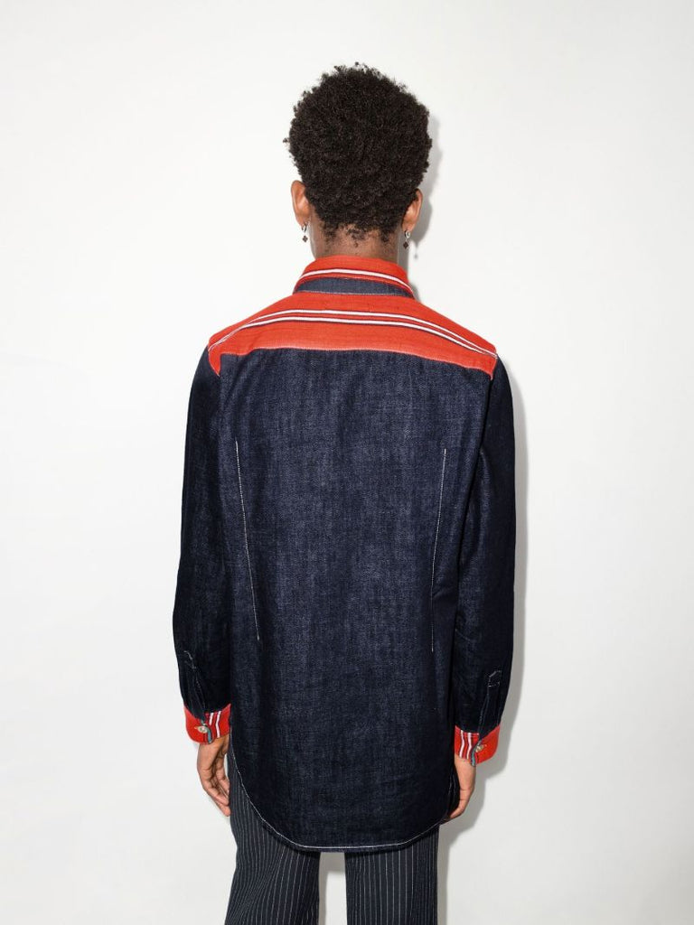 Cotonou Striped Denim Shirt