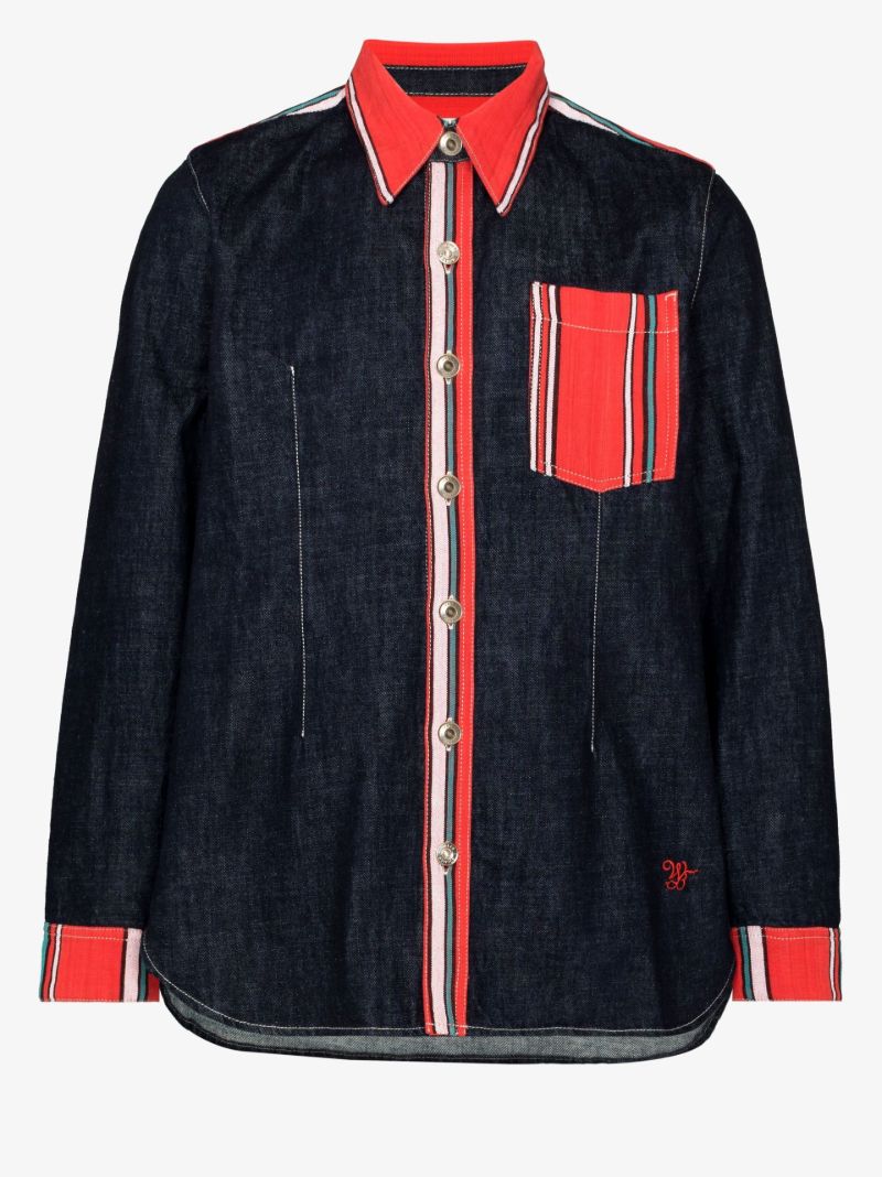 Cotonou Striped Denim Shirt